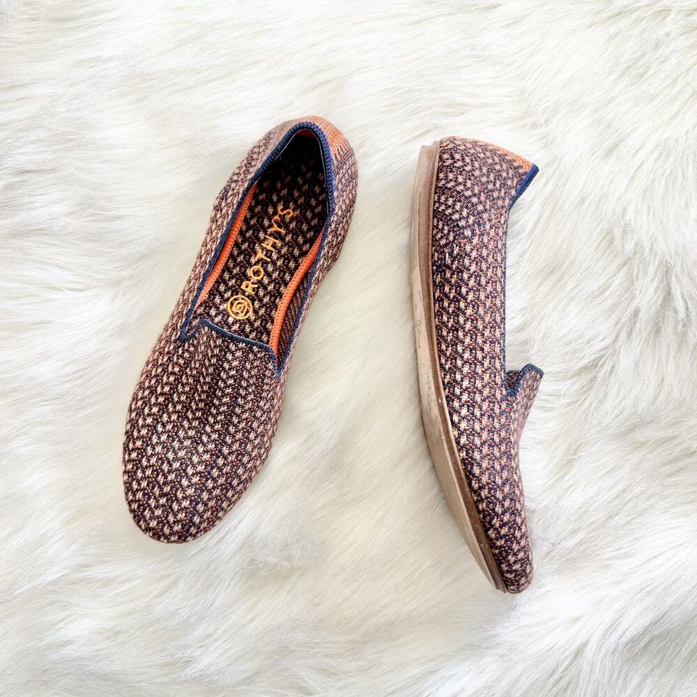 Rothy’s Women’s The Loafer Walnut Tweed Merino Limited Edition Size 10